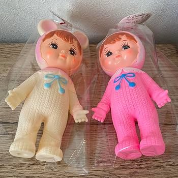 おすわりチャーミーちゃん　2体セット　ソフビ Amazon.co.jp: チャーミーちゃん 2体セット ソフビ 児玉産業